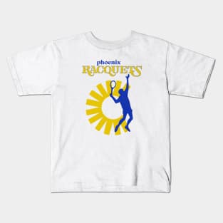 Defunct Phoenix Racquets Team Tennis 1974 Kids T-Shirt